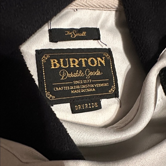 Burton snowboarding Monochrome Graphic Hoodie Dry Ride - Picture 3 of 7